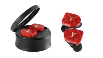 Tai nghe nhét tai mang nhãn hiệu Louis Vuitton có bốn thiết kế màu sắc khác nhau.